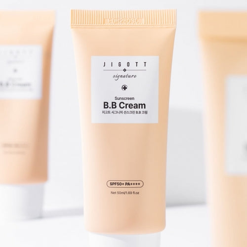 Jigott UV Perfect Sun BB Cream – SPF50+ PA+++ Tinted Sunscreen with Coverage