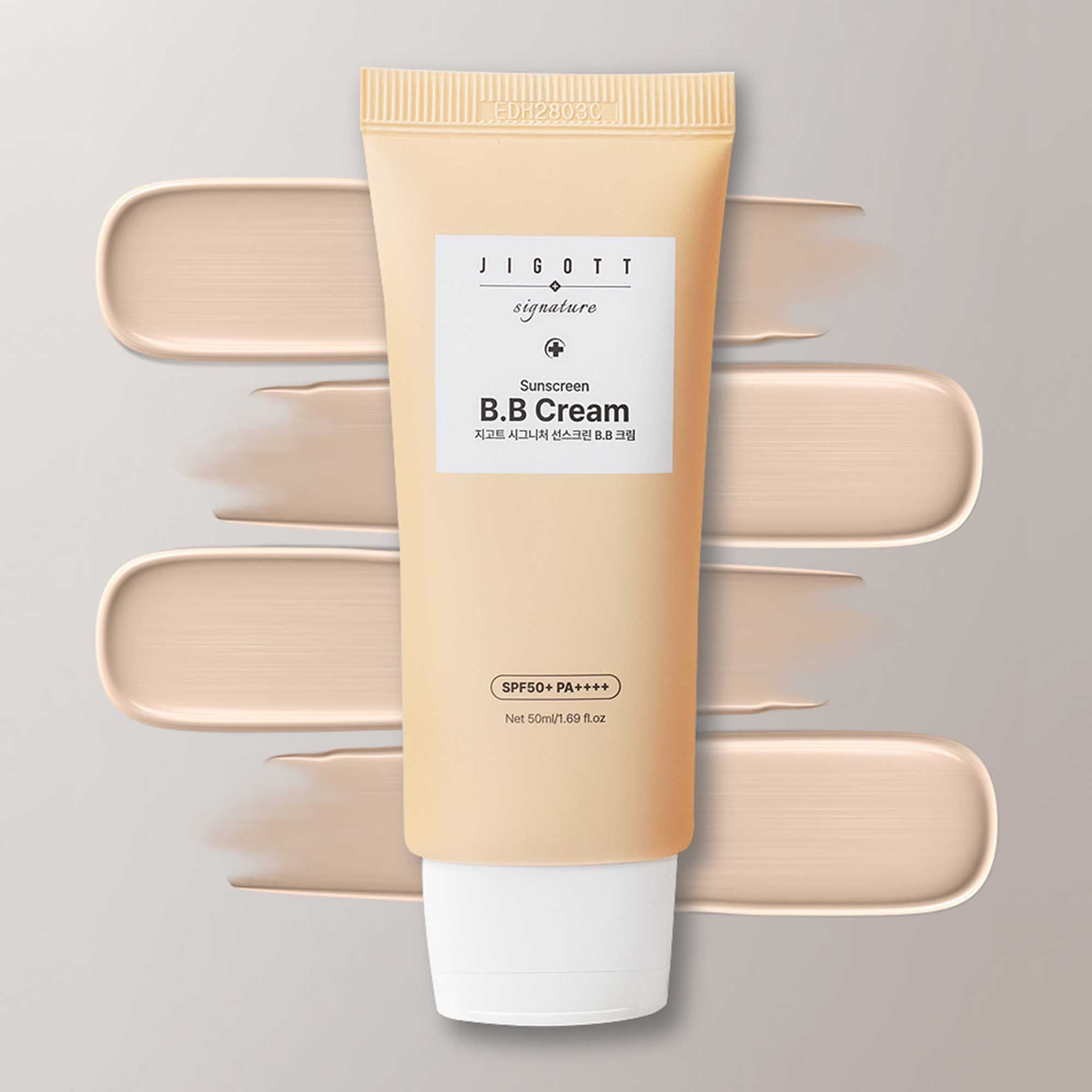 Jigott UV Perfect Sun BB Cream – SPF50+ PA+++ Tinted Sunscreen with Coverage