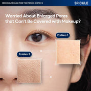Mediheal Spicule Pore Tightening System 1 — Firming + Pore Refining — Spicule & Collagen - (4-Pack)