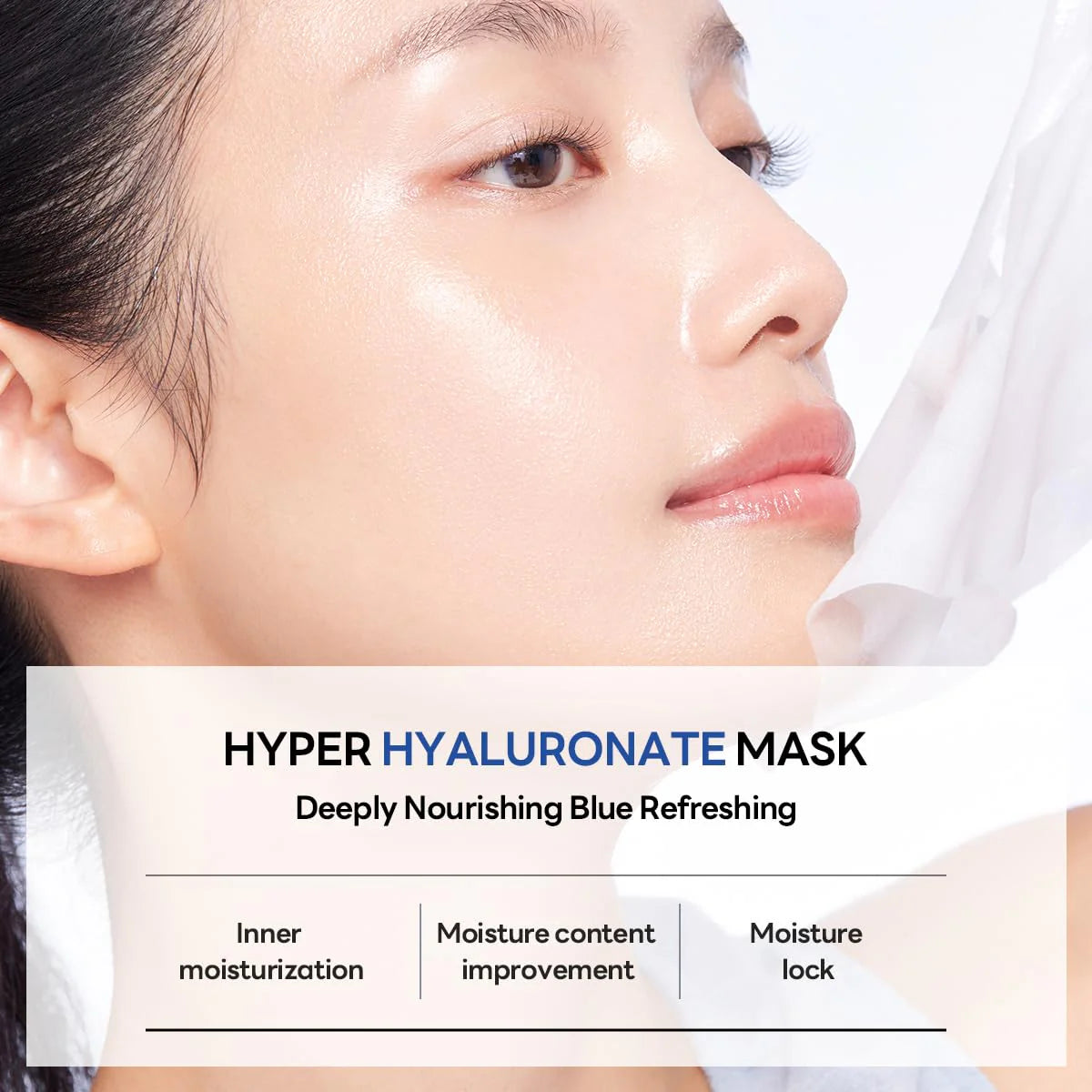 Mediheal Hyper Hyaluronate Mask – 10 Types of Hyaluronic Acids + Cooling + Moisture Boost | (10-Pack)