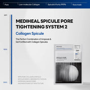 Mediheal Spicule Pore Tightening System 2 — Lifting + Smoothing — Spicule & Collagen - (4-Pack)