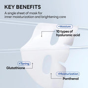 Mediheal Hyper Hyaluronate Mask – 10 Types of Hyaluronic Acids + Cooling + Moisture Boost | (10-Pack)