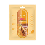 JIGOTT Honey Real Ampoule Mask, Nourishing + Moisture Barrier Repair, Propolis & Honey