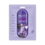 JIGOTT Collagen Real Ampoule Mask, Firming + Elasticity Boost + Skin Smoothing