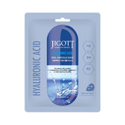 Jigott Hyaluronic Acid Real Ampoule Mask, Deep Hydration, Skin Elasticity