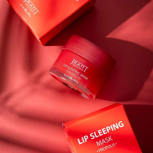 Jigott Lip Sleeping Mask — Overnight Lip Moisture Treatment with Berry Extract