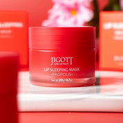Jigott Lip Sleeping Mask — Overnight Lip Moisture Treatment with Berry Extract