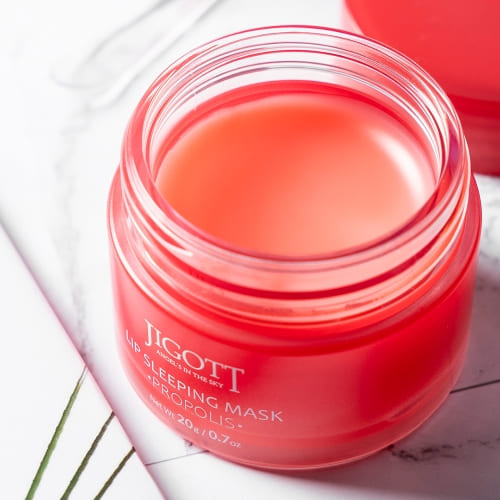 Jigott Lip Sleeping Mask — Overnight Lip Moisture Treatment with Berry Extract