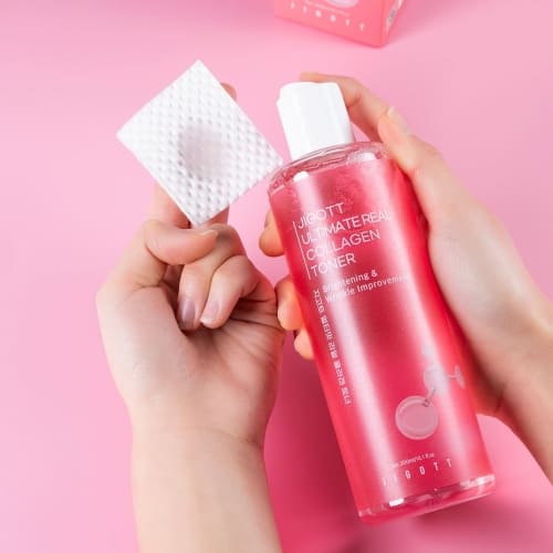 Jigott Ultimate Real Collagen Toner — Firming + Brightening — Hydrolyzed Collagen & Niacinamide