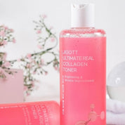 Jigott Ultimate Real Collagen Toner — Firming + Brightening — Hydrolyzed Collagen & Niacinamide