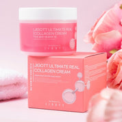 Jigott Collagen Cream — Firming + Anti-Wrinkle Care — 2,000ppm Hydrolyzed Collagen + Niacinamide