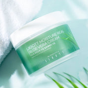 Jigott Aloe Vera Soothing Cream — Moisture Barrier + Calming — Aloe Vera Leaf Extract + Niacinamide