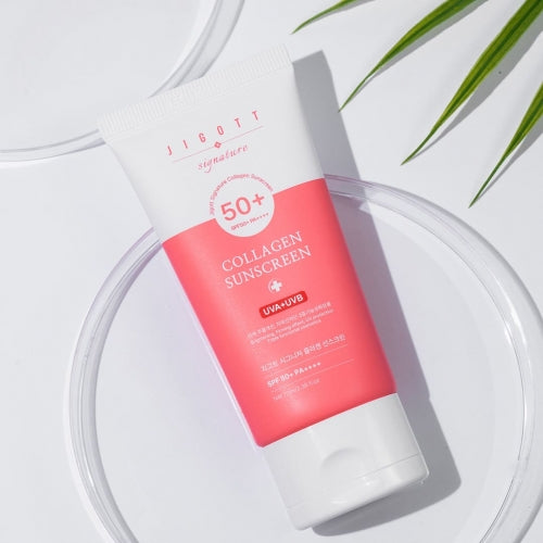 Jigott Collagen Sunscreen – SPF50+ PA+++ Anti-Wrinkle UV Cream