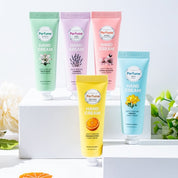 JIGOTT Perfume Assorted Hand Cream Set of 5 — Floral, Citrus & Herbal — Moisturizing & Fragrant Care