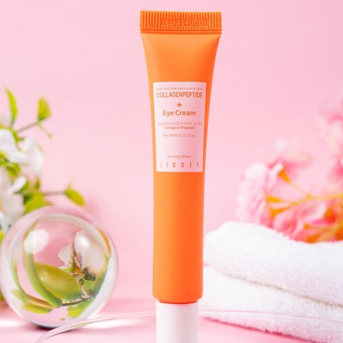 Jigott Collagen Peptide Eye Cream – Elasticity-Boosting Peptide Eye Treatment