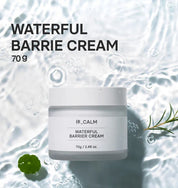 Hue Calm Waterful Calm Barrier Cream — 70% Opuntia + 24-Hour Hydration — Vegan Moisturizer for Sensitive Skin