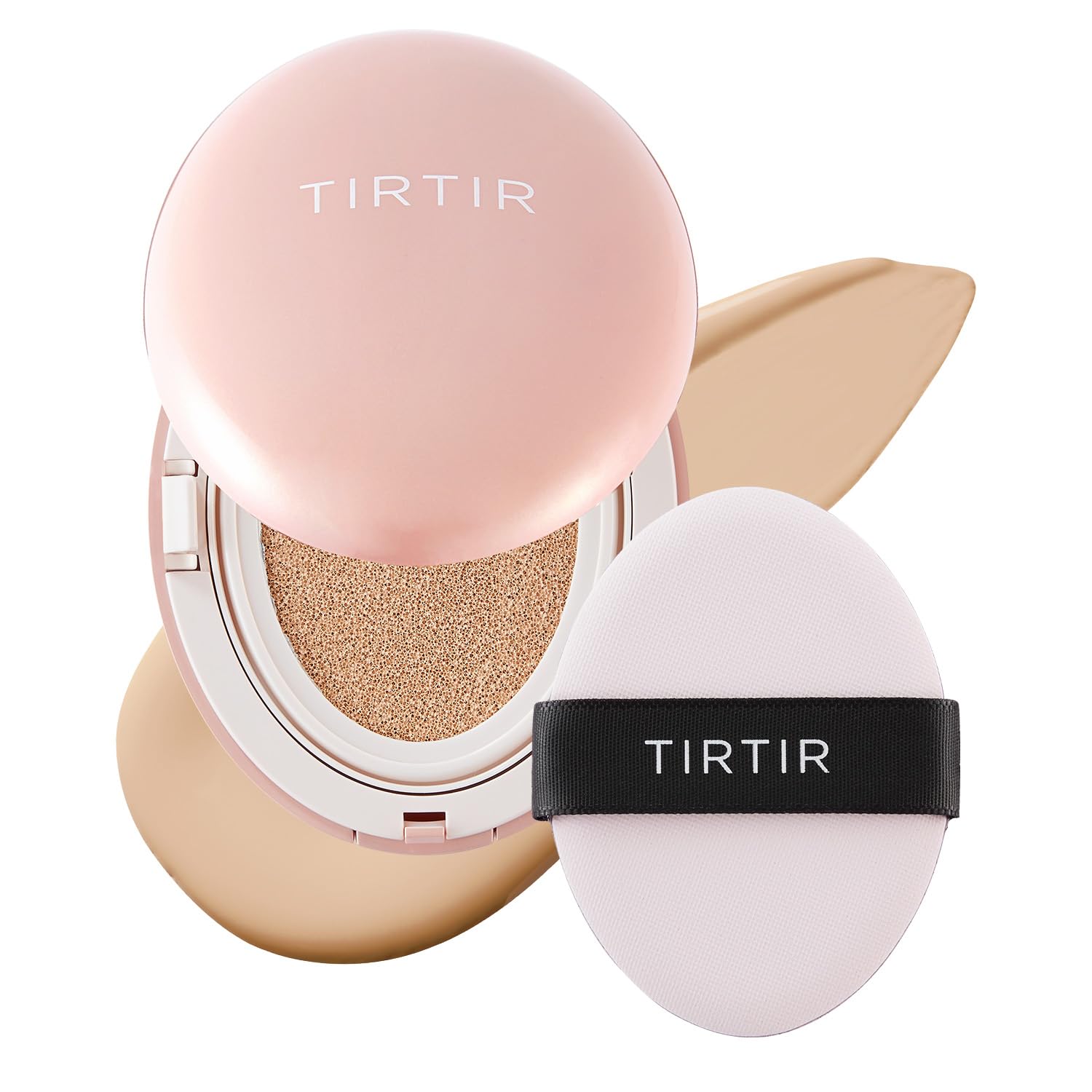 TIRTIR Pink Cushion Foundation - Full Coverage + Matte Finish + Long Wear