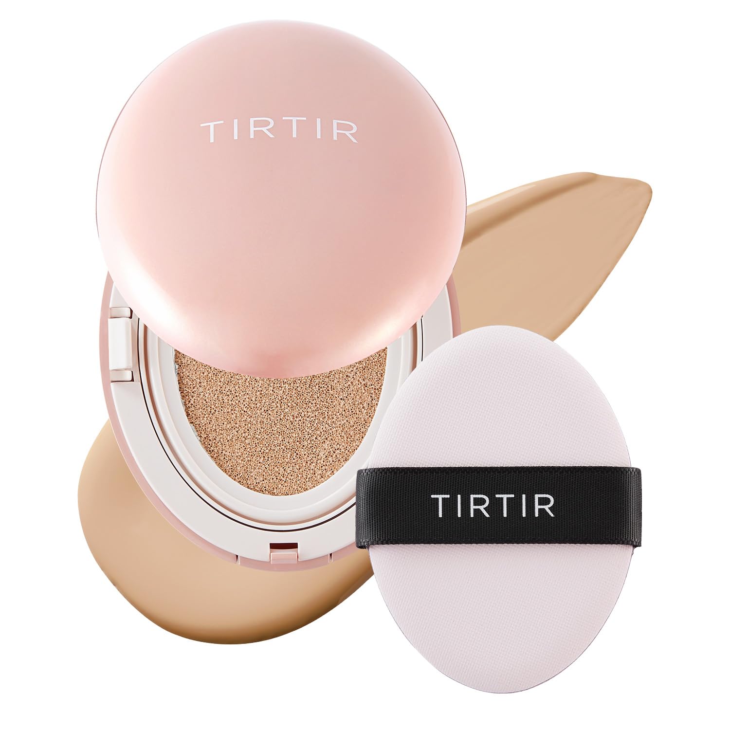 TIRTIR Pink Cushion Foundation - Full Coverage + Matte Finish + Long Wear