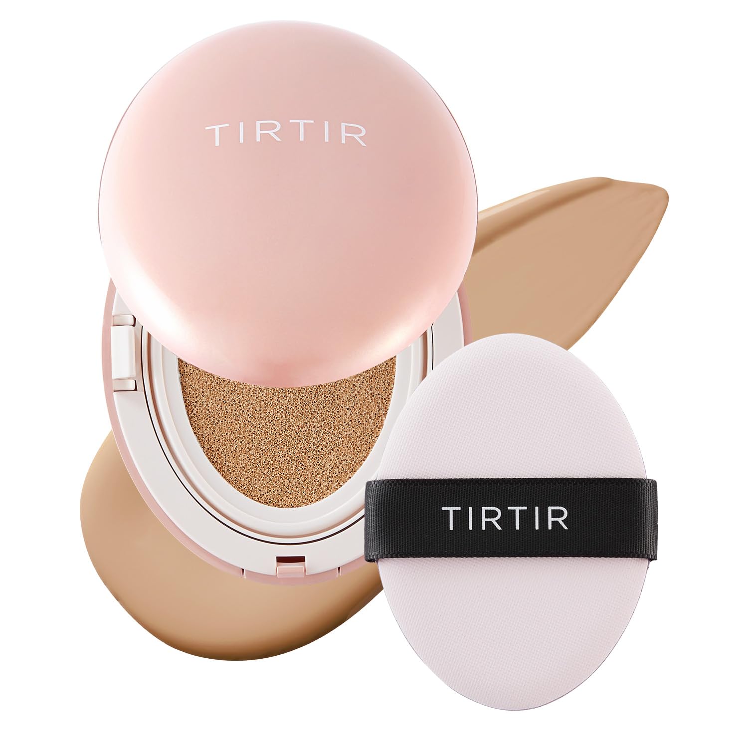 TIRTIR Pink Cushion Foundation - Full Coverage + Matte Finish + Long Wear
