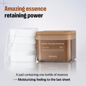 Mediheal Retinol Collagen Lifting Toner Pad – Firming Vegan Pads with Pure Retinol & Dual Collagen