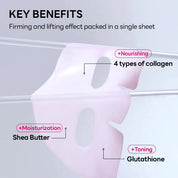 Mediheal Hyper Collagen Mask – 4 Types of Collagens + Cooling Gel + Pore Care | (10-Pack)