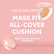 TIRTIR Pink Cushion Foundation - Full Coverage + Matte Finish + Long Wear