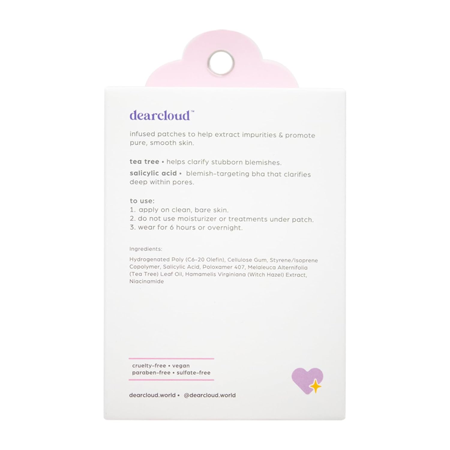 Dearcloud Blemish Patch — Zit Clarity Compact 36ct with Tea Tree + Salicylic Acid