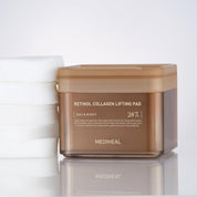 Mediheal Retinol Collagen Lifting Toner Pad – Firming Vegan Pads with Pure Retinol & Dual Collagen