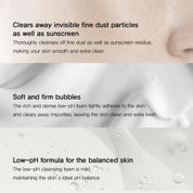 Huecalm Heartleaf Calming Cleansing Foam 150ml, Vegan-certified
