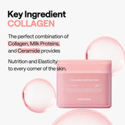 Mediheal Collagen Ampoule Toner Pad – Firming Vegan Pads with Collagen & Ceramide for Wrinkle Care
