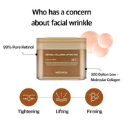Mediheal Retinol Collagen Lifting Toner Pad – Firming Vegan Pads with Pure Retinol & Dual Collagen
