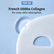 MediAnswer Collagen Mask – French Collagen Sheet Mask for Hydration, Firming, Pore & Calming