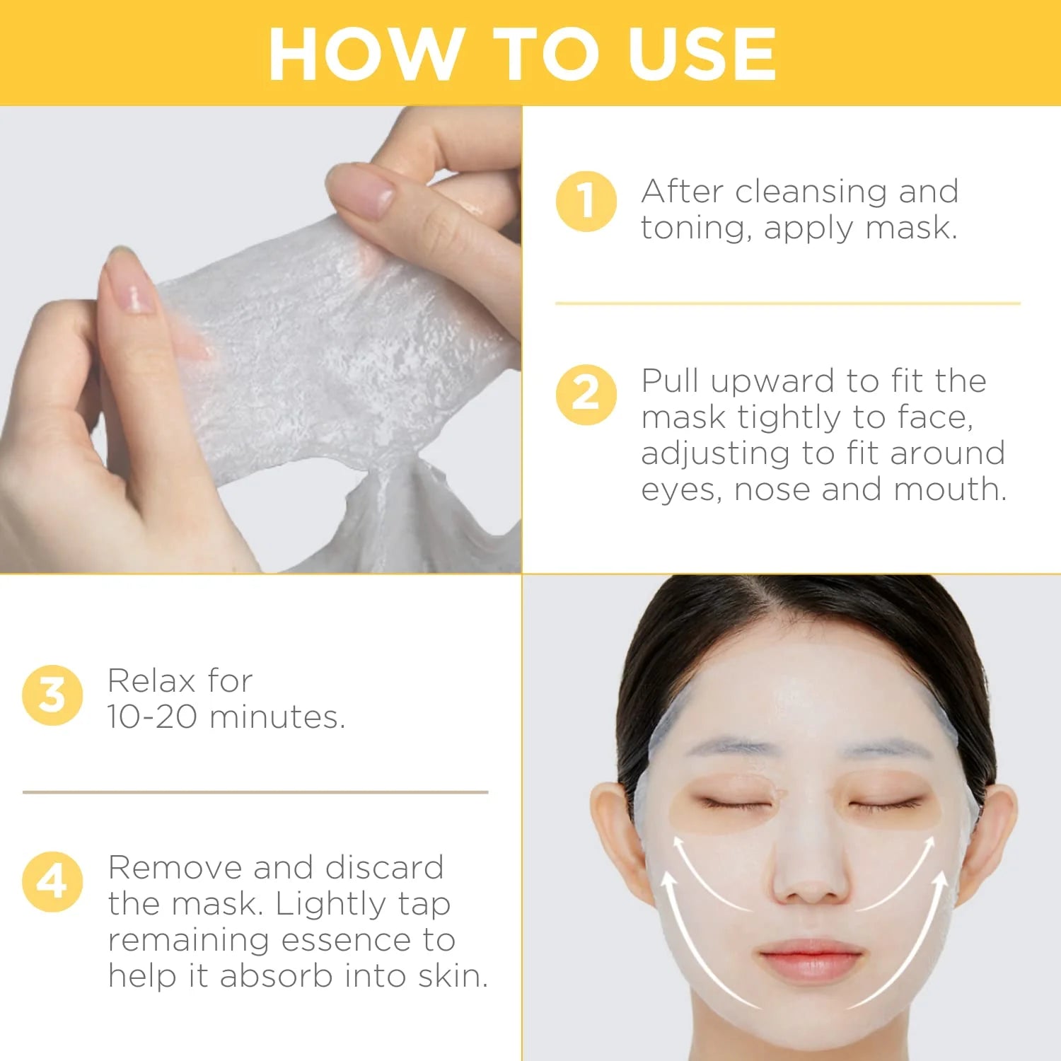 Mediheal Vita Essential Mask – Vitamin C Brightening & Revitalizing Sheet Mask | (Pack of 10)