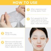 Mediheal Vita Essential Mask – Vitamin C Brightening & Revitalizing Sheet Mask | (Pack of 10)