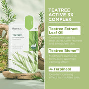 Mediheal Tea Tree Essential Mask – Calming Sheet Mask with Tea Tree, Centella, and Chamomile | (Pack of 10)
