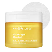 MediAnswer Collagen Toner Pads — Vita Glow & Pore Clear — Firming • Brightening — Collagen --