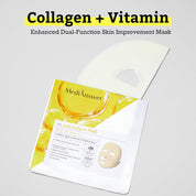 MediAnswer Collagen Mask – French Collagen Sheet Mask for Hydration, Firming, Pore & Calming