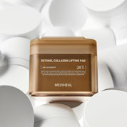 Mediheal Retinol Collagen Lifting Toner Pad – Firming Vegan Pads with Pure Retinol & Dual Collagen