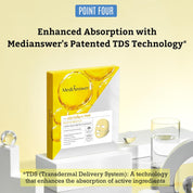 MediAnswer Collagen Mask – French Collagen Sheet Mask for Hydration, Firming, Pore & Calming