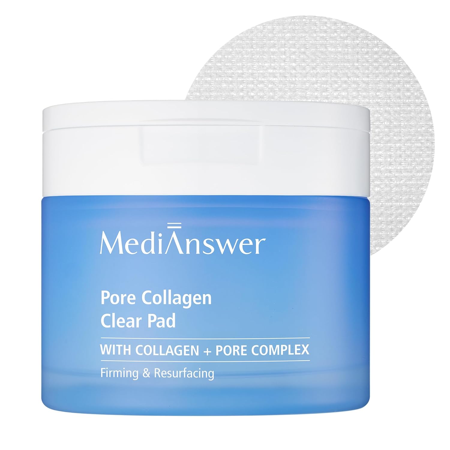 MediAnswer Collagen Toner Pads — Vita Glow & Pore Clear — Firming • Brightening — Collagen --