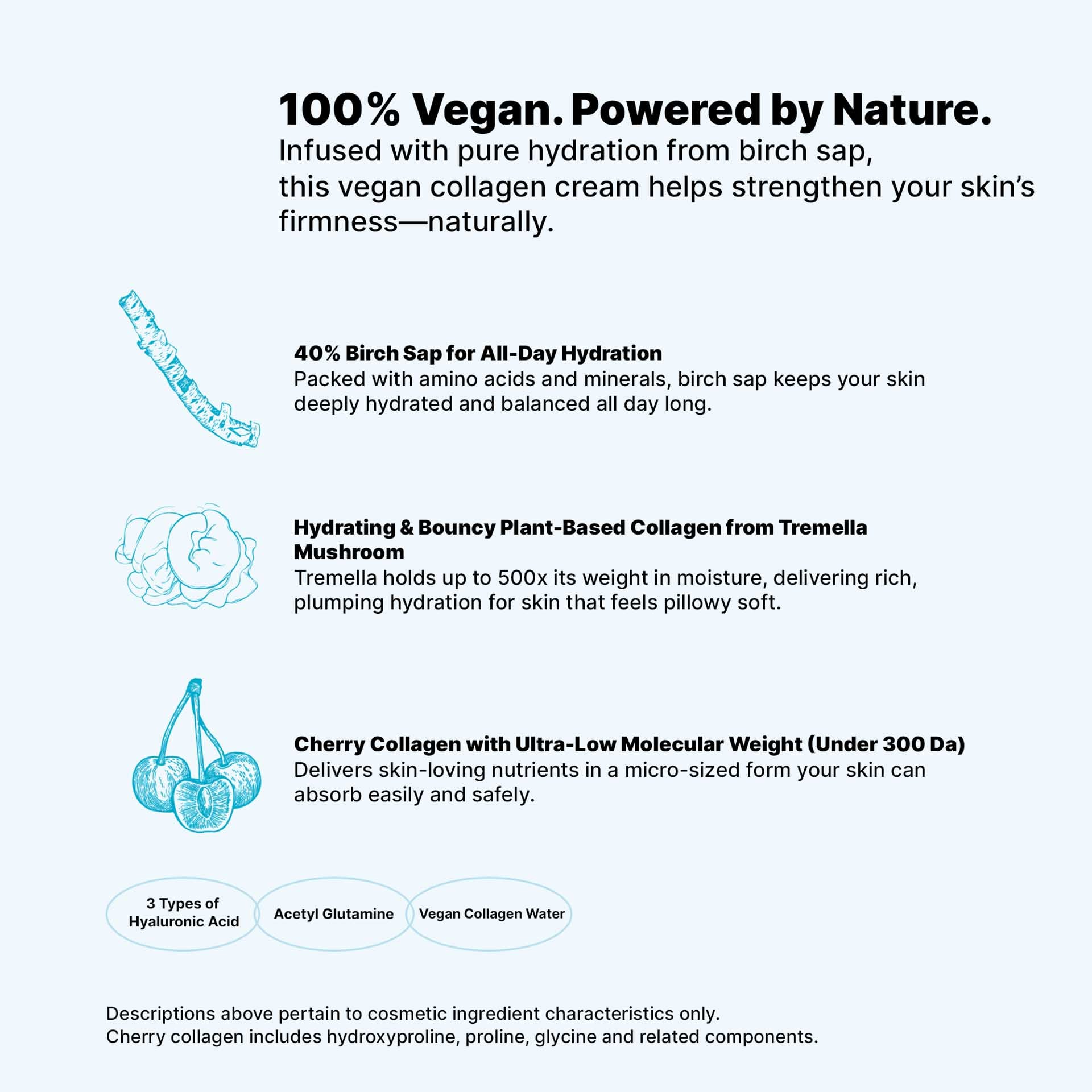 Hue Calm Hydra Collagen Cream – Korean Skincare Vegan Pore Care & Hydration
