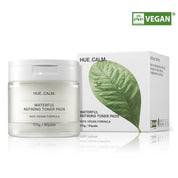 Hue Calm Waterful Refining Toner Pads – Vegan Toner Pad for Sensitive Skin, Kombucha Essence & Pore Care – 90 Pads