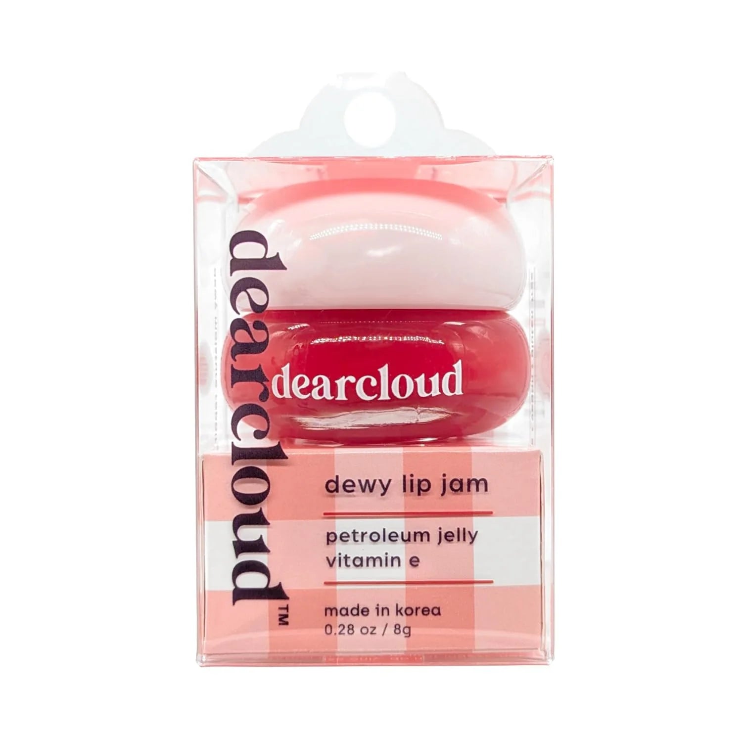 Dearcloud Dewy Lip Jam — Glossy Hydrating Lip Balm with Vitamin E