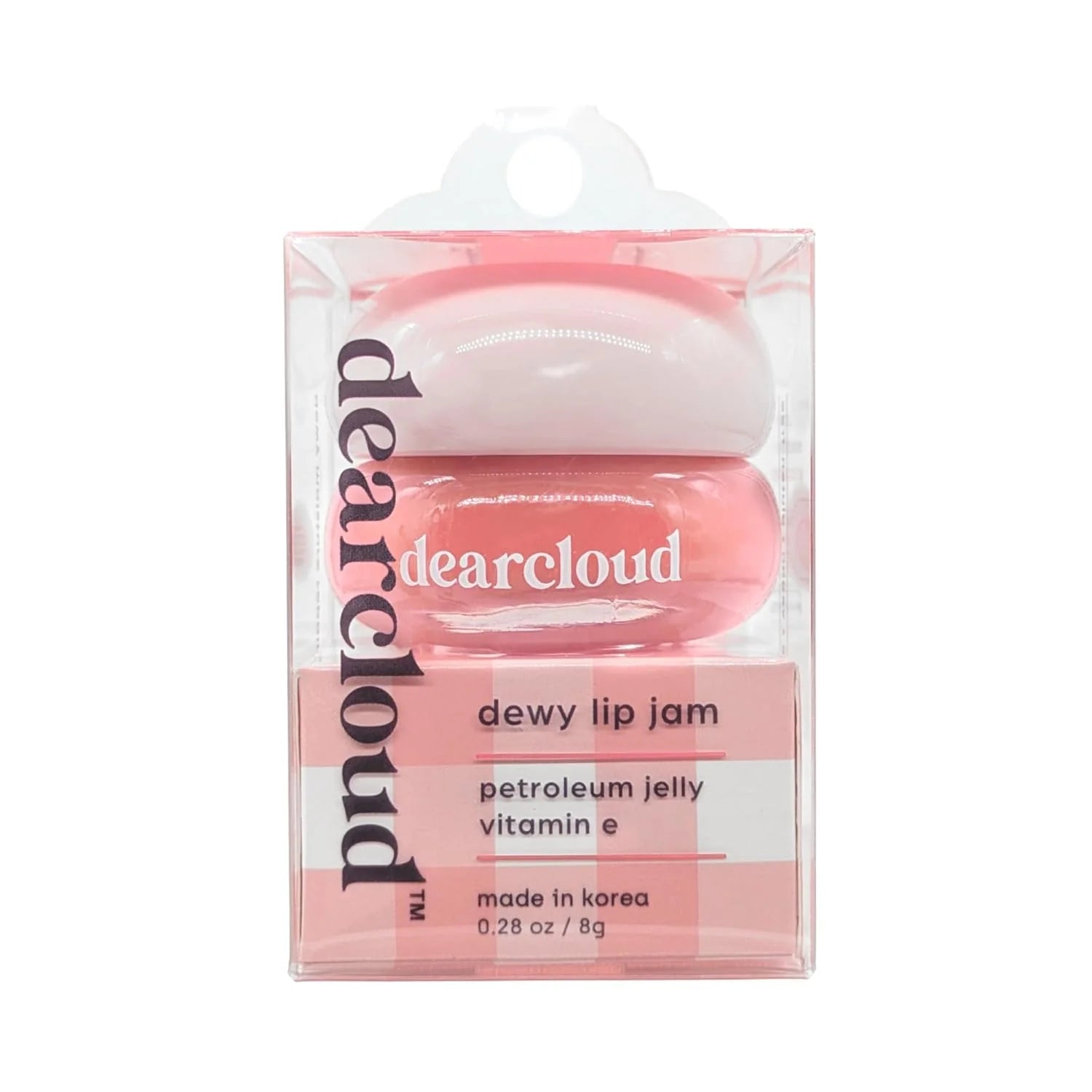 Dearcloud Dewy Lip Jam — Glossy Hydrating Lip Balm with Vitamin E