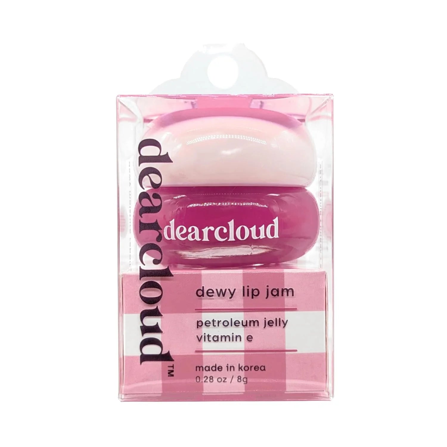Dearcloud Dewy Lip Jam — Glossy Hydrating Lip Balm with Vitamin E