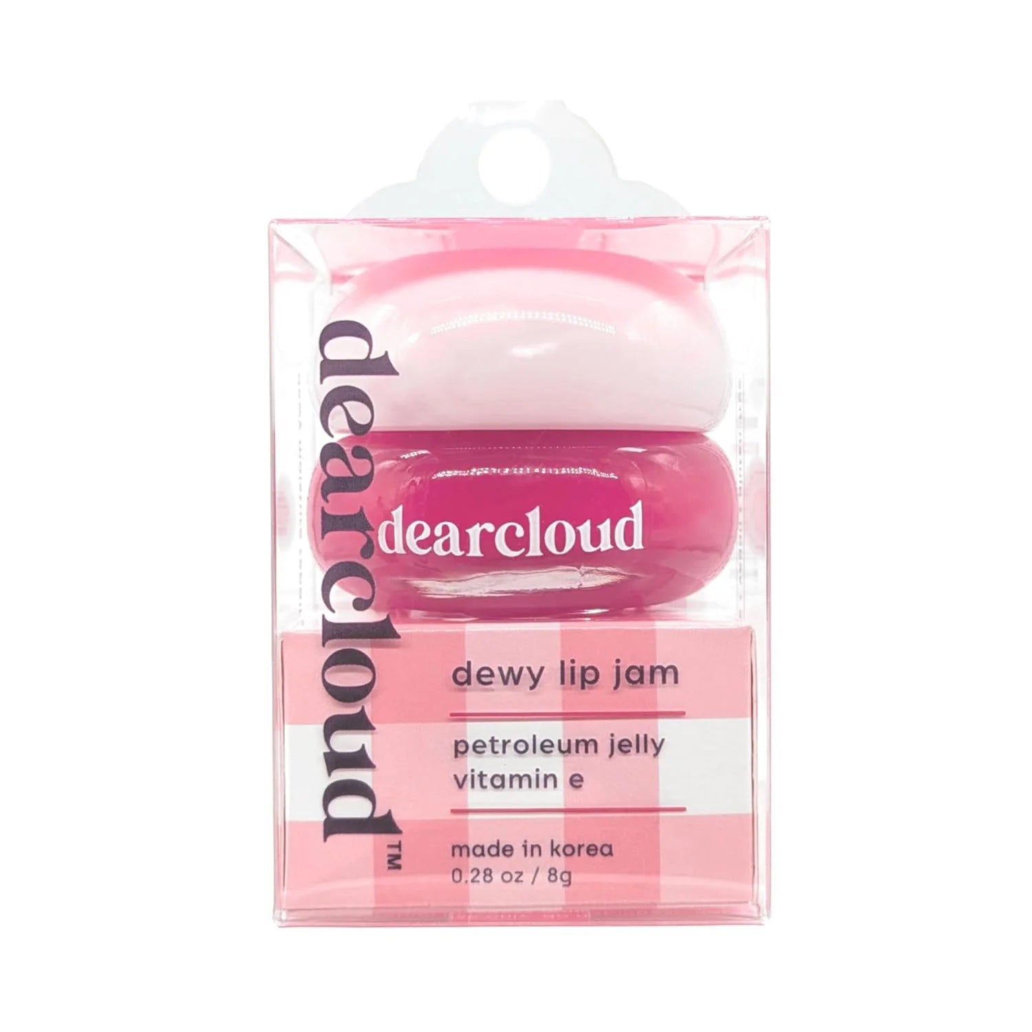 Dearcloud Dewy Lip Jam — Glossy Hydrating Lip Balm with Vitamin E