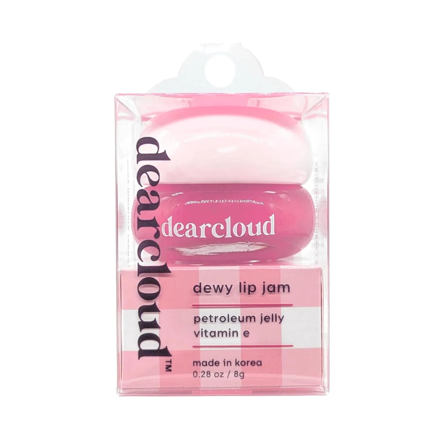 Dearcloud Dewy Lip Jam — Glossy Hydrating Lip Balm with Vitamin E