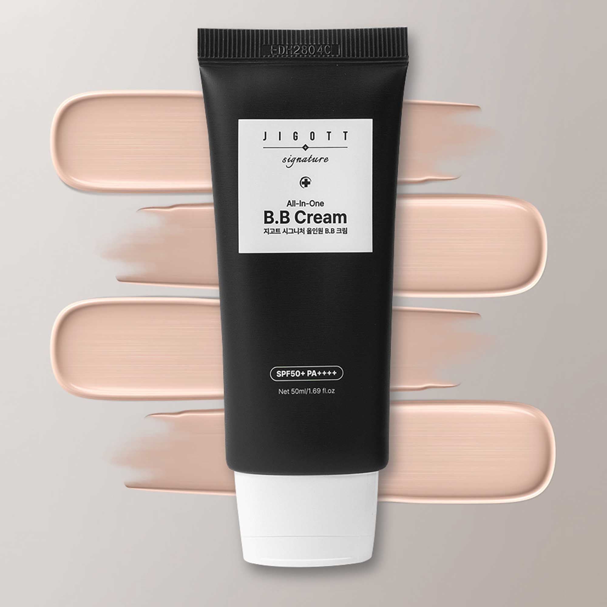 Jigott All-in-One BB Cream – SPF50+ PA+++ Tinted Sunscreen & Skin Tone Corrector